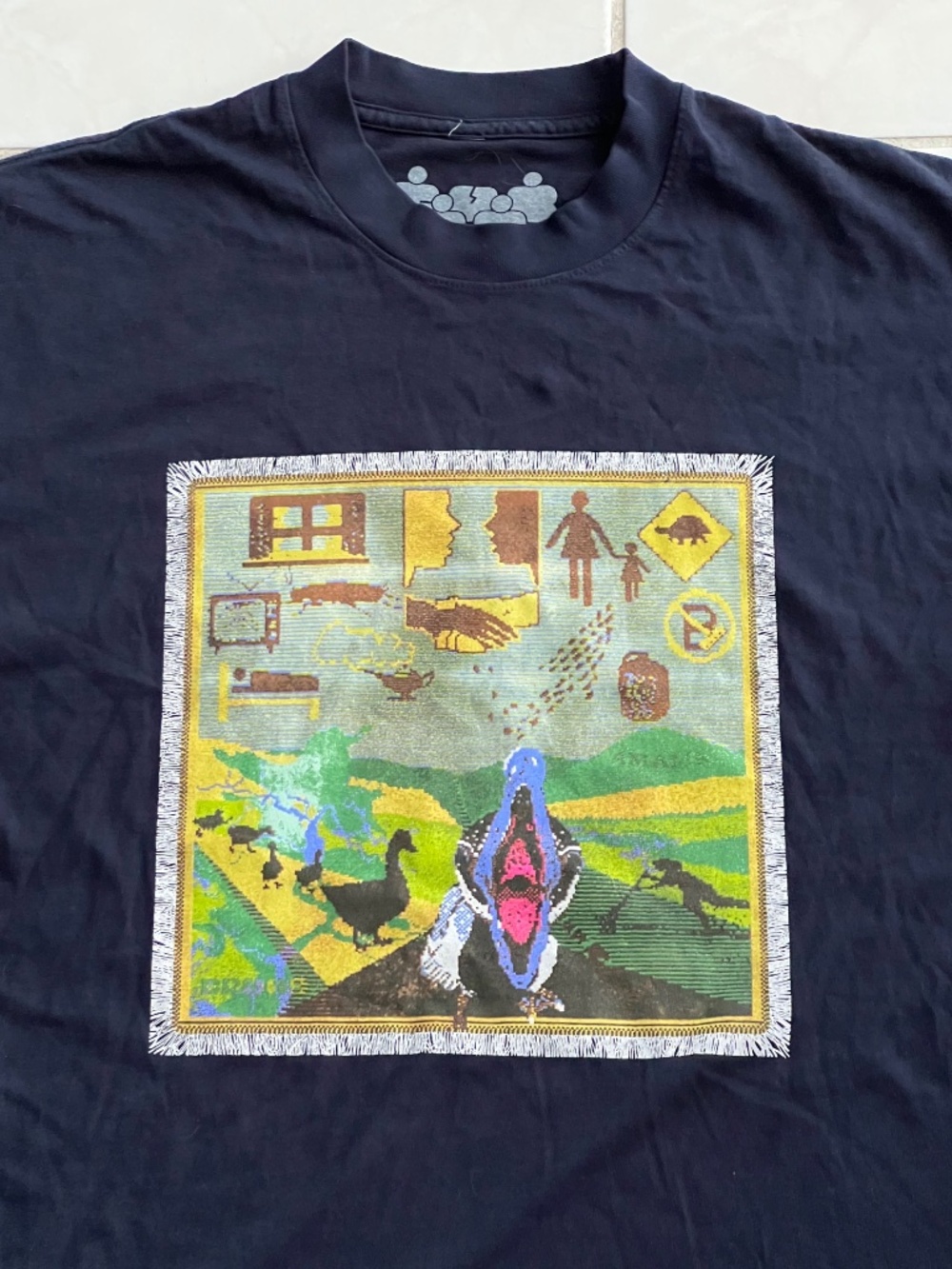 Boys Lie We're Not Really Strangers Llimited Edition Graphic Tee Black Medium - Picture 2 of 6